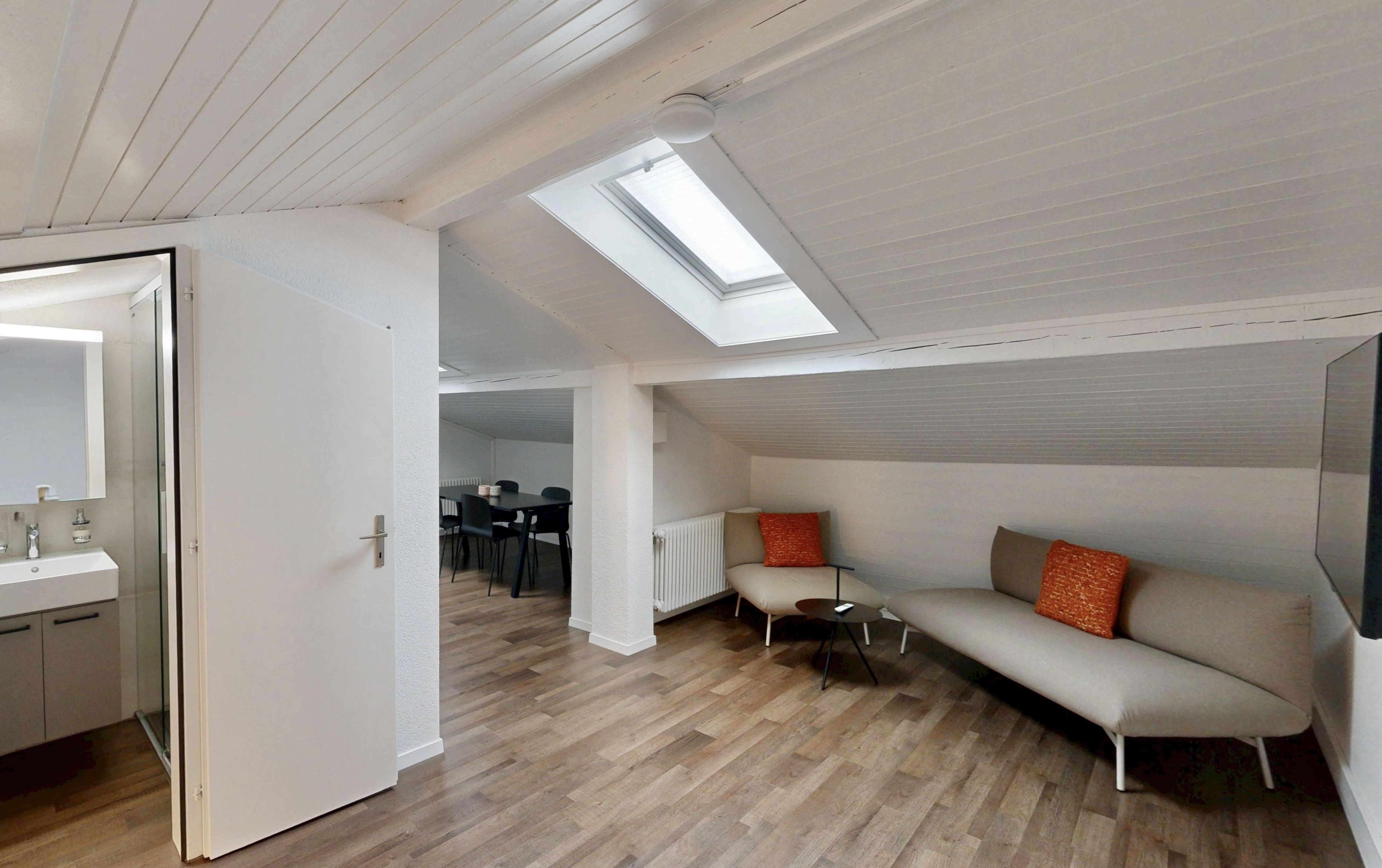 Couchecke mit Fernseher